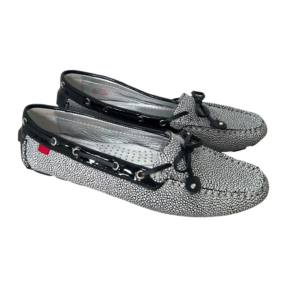 Marc Joseph Leather Loafers Cypress Hill Leather Upper Brazil Black White 7 - Picture 2 of 8